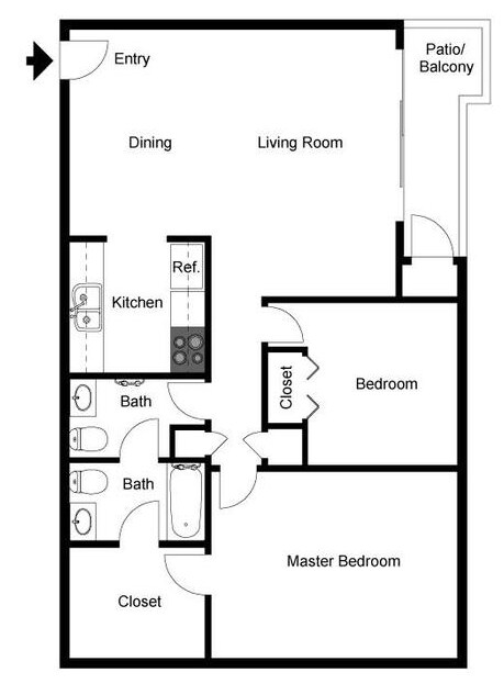 Unit 243 152 floor plan
